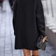 thumbnail image 3 of Chaqueta larga de invierno para mujer: chaqueta de entretiempo, cuello vuelto, elegante chaqueta de forro polar, elegante abrigo de invierno, 3 of 5