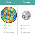 thumbnail image 3 of Best Choice Products Large Double-Sided Dart Board, Sticky Ball Axe Star Throwing Game for Kids, Adults w/ Carrying Case, 3 of 8