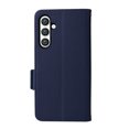 thumbnail image 6 of for Samsung Galaxy S25 Wallet Case, Lychee Pattern PU Leather Purse Cover with Card Holder, Flip Kickstand, Magnetic Clasp, Full Body Shockproof Silicone Inner Shell Protective Phone Case, Darkblue, 6 of 9