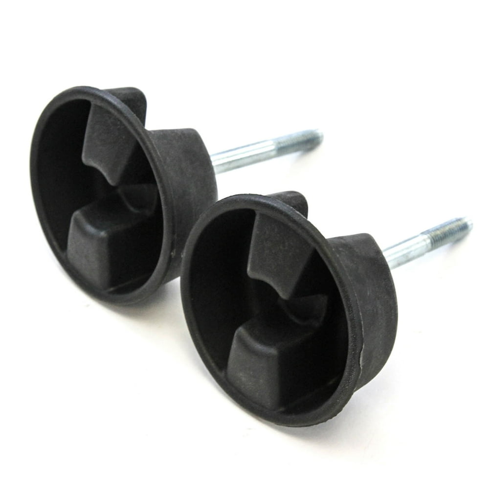 2 jeep hard top mounting screw knobs wrangler jk 0717 mount tab
