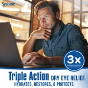 Systane PRO Preservative Free Eye Lubricant Drops for Dry Eyes, Hydrate, Restore & Protect, 10 mL