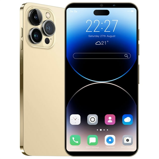 14 teléfonos promax pantalla HD de 6,7 pulgadas 1G 16G Android 8.1 teléfono móvil inteligente