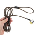 thumbnail image 3 of Creative 2m Thickened Laptop Lock Portable Laptop Lock with Buckle Universal Security Lock for Home Office (Black), 3 of 5