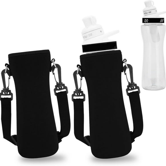 Nilvkv Fruit Cup Rubber Bag with Shoulder Strap Diving Material Cup Rubber Bag Sports Kettle Bottle Cap Water Bottle to Reduce Collision