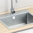 thumbnail image 1 of LOLIPPYY 4Pcs Countertop Hole Cover White ABS Square Aesthetic Concealment For Kitchen Use, 1 of 8