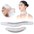 thumbnail image 4 of Collier Cervical, Ergonomique Ajustable Léger Confortable Respirant Soulage la Douleur Collier de Cou pour Réinitialisation Fixe Blanc,Gris, 4 of 8