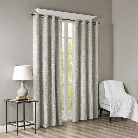 Home Essence Azalea Knitted Jacquard Total Blackout Panel
