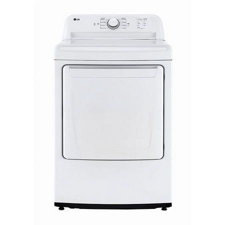 LG DLG6101W 7.3 Cu. Ft. White Smart Gas Dryer with Sensor Dry