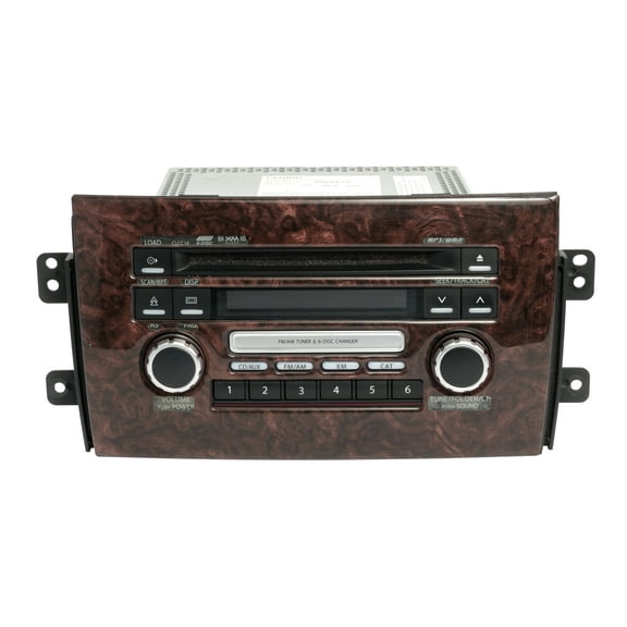 Restored 2007-12 Suzuki SX4 AM FM Radio XM 6 Disc CD MP3 Player 39101-80JG0 OPT CLCC14 (Refurbished)