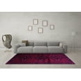 thumbnail image 3 of Ahgly Company Indoor Square Abstract Pink Contemporary Area Rugs, 5' Square, 3 of 4