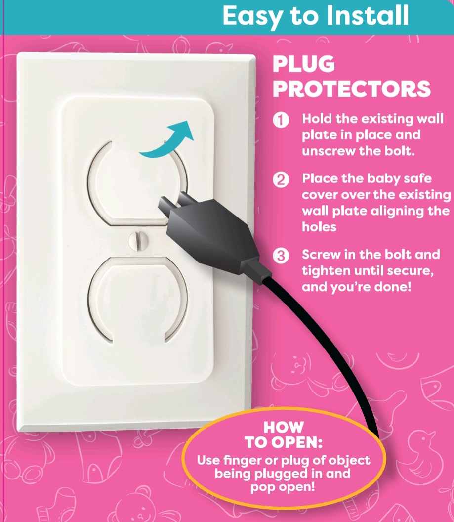 ParentCo Outlet Plugs Childproof Safety Covers 4-Pack photo 6