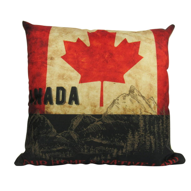 Canadian Flag Pillow Cover Canada Throw Home Decor Gifts Ontario Bedroom Room Gift Idea Com - Home Decor Ontario Canada