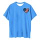 thumbnail image 3 of Camiseta de Cuello Redondo Impresa Delantera Y Trasera Del Día de la Independencia de las Mujeres, Tops Cortos Casuales para las Mujeres, 3 of 5