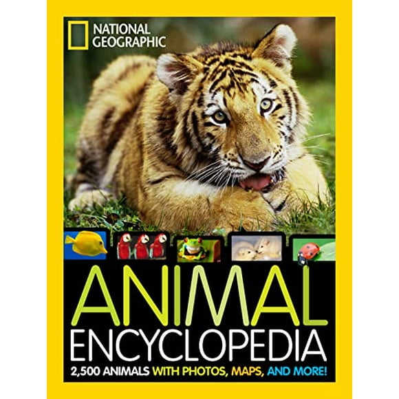 Pre-Owned: National Geographic Animal Encyclopedia: 2,500 Animals with Photos, Maps, and More! (Hardcover, 9781426310225, 1426310226)