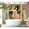 thumbnail image 7 of Tiptophomedecor Abstract Wallpaper Wall Mural - Alphonse Mucha. Women's, 7 of 7