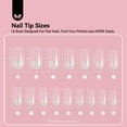 thumbnail image 2 of Morovan Full Coverage False Nails, Extending to Medium and Long Nails,Full Coverage, Shiny, Suitable for Both Women And Girls 240pcs Set, 2 of 6