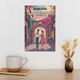 thumbnail image 3 of Vintage Retro Travel Poster Wall Art Tlaquepaque Guadalajara Mexico Colonial Courtyard Bougainvillea Flowers Print Poster, 3 of 8