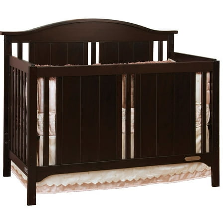 Child Craft Watterson 4-in-1 Convertible Fixed-Side Crib, Jamocha