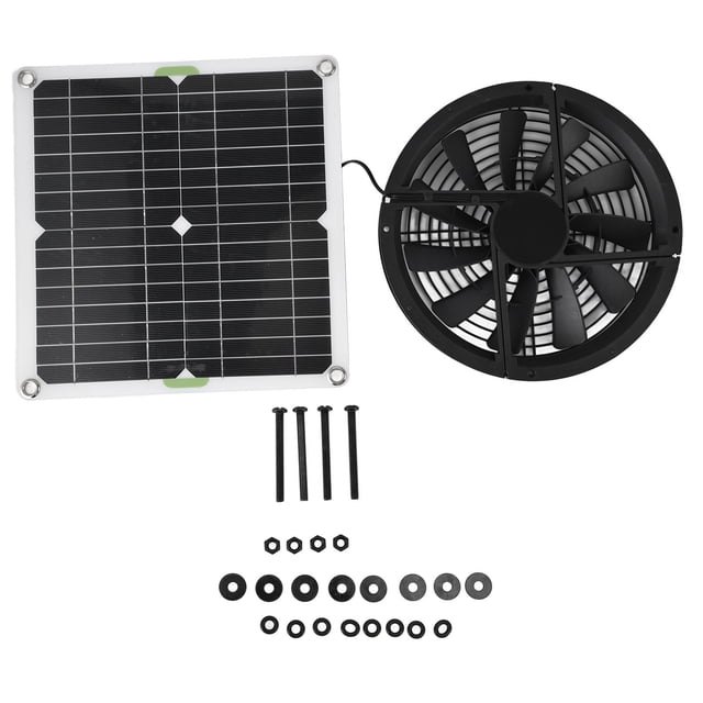 Ventilador solar Jadeshay kit de ventilador de Panel solar alta capacidad