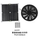 thumbnail image 2 of Ventilador Solar Con Energía Solar Impermeable para el Cobertizo de Invernadero para la Casa de Mascotas para el Gallinero, 2 of 7