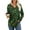 36#Dark Green, variant on Flannel Shirt Women Plaid Long Sleeve Button Down Henley Shirts Dressy Casual Fall Ladies Tops and Blouses Gray 3XL