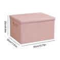 thumbnail image 3 of EGNMCR Room Decor, Home Decor, Wall Decor Storage Boxes High Definition Satin Foldable With Lid Hollow Board Home Organising Storage Boxes Storage Boxes, 3 of 6
