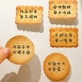 thumbnail image 2 of Biscuit Cookie Shape Notes Paper 30Sheets Adheive Notes Paper Pocket Notepads Pocket Notes Pad for Journaling Noting, 2 of 8