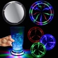 thumbnail image 3 of Flashing Panda Light-Up Flashing Multi-Color Infinity Tunnel LED Drink Coaster or Display Base, 3 of 4