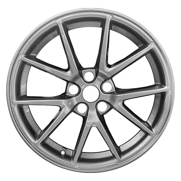Remanufactured Painted Medium Charcoal Aluminum Wheel 18 x 8.5 fits 2021 Tesla 3