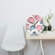 thumbnail image 3 of Reloj de pared con diseño de acuarela brillante y diferentes conchas marinas, silencioso, de 10 pulgadas, estilo rústico retro, decorativo para sala de estar, cocina, hogar, baño y dormitorio, 3 of 7