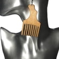 thumbnail image 3 of Afro Pick Dangle Earrings, 3 of 4