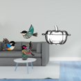 thumbnail image 2 of Pájaro de madera para pared, plato de dulces de cristal, cuenco con forma de calabaza, tarro de para jardín, estudio, decoración de granja y, 2 of 8
