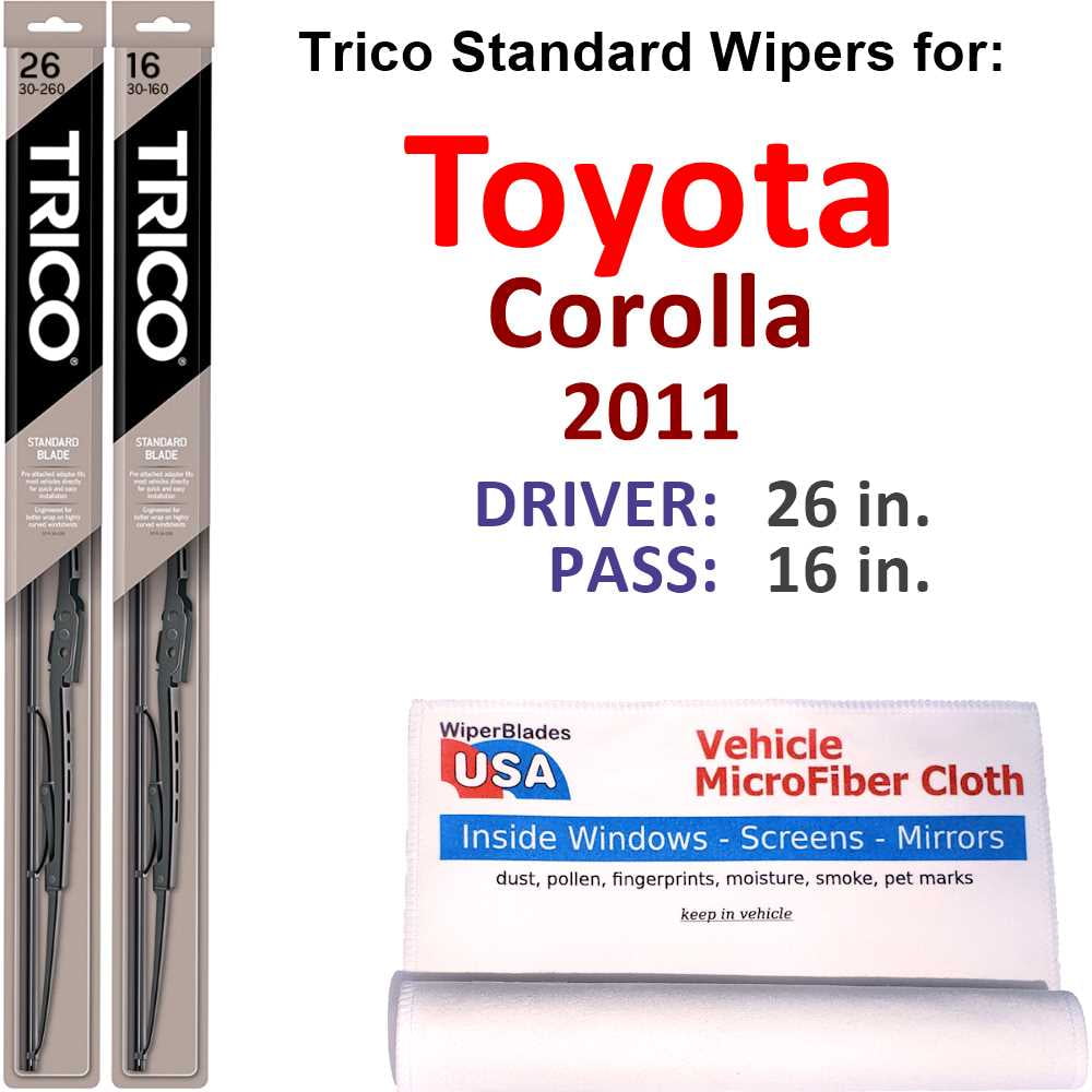 2011 Toyota Corolla Wiper Blades (Set of 2)