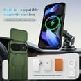 thumbnail image 2 of Case for Google Pixel 10 / 10 Pro 6.3" with Invisible Fold Holder Stand, MagSafe Magnetic Wireless Charging,Sliding camera casing,Shockproof Dropproof Tough Rugged Protective Case Cover,Green, 2 of 10