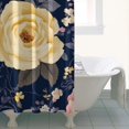 thumbnail image 4 of Pioneer Flower Floral Print Pattern Shower Curtain 36"x72" ,Bathroom Decorative Shower Curtains Set with 12 Hooks,Modern Waterproof Washable Shower Curtain, 4 of 6