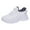 White, variant on Winter Sneakers for Women Thickened Warm Furry Lined Slip on Platform Athletic Tennis Shoes Casual Lightweight Cold Weather Walking Shoes Red Size 7.5