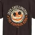 thumbnail image 2 of The Nightmare Before Christmas - Jack Skellington Pumpkin King - Men's Short Sleeve Graphic T-Shirt, 2 of 4