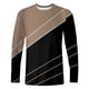 thumbnail image 4 of Blusas y camisas de manga larga y cuello redondo para hombre, estilo casual, estampado, cuello redondo, manga corta, poliéster, 4 of 4