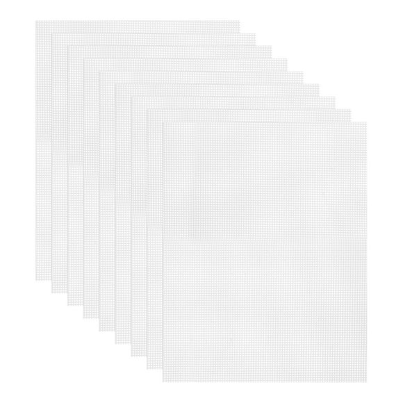 Hoja deshidratadora de silicona Uxcell 11.4 x 14.6" reutilizable y antiadherente para secar frutas, blanca, 9 piezas