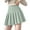 Green, variant on Clearance! Hontri Skirts for Women Womens Girls Solid Pleated Skirt Basic Skirt Aline Design Skirt Skirts for Women Beige,L