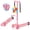Pink, variant on Sunexinlo Kids Kick Scooter Folding Adjustable Height Triple Wheels Portable Wide Anti-Slip Deck Blue