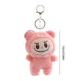 thumbnail image 4 of Llavero Peluche Lindo Dibujos Animados Animal Coche () Rosa, 4 of 4
