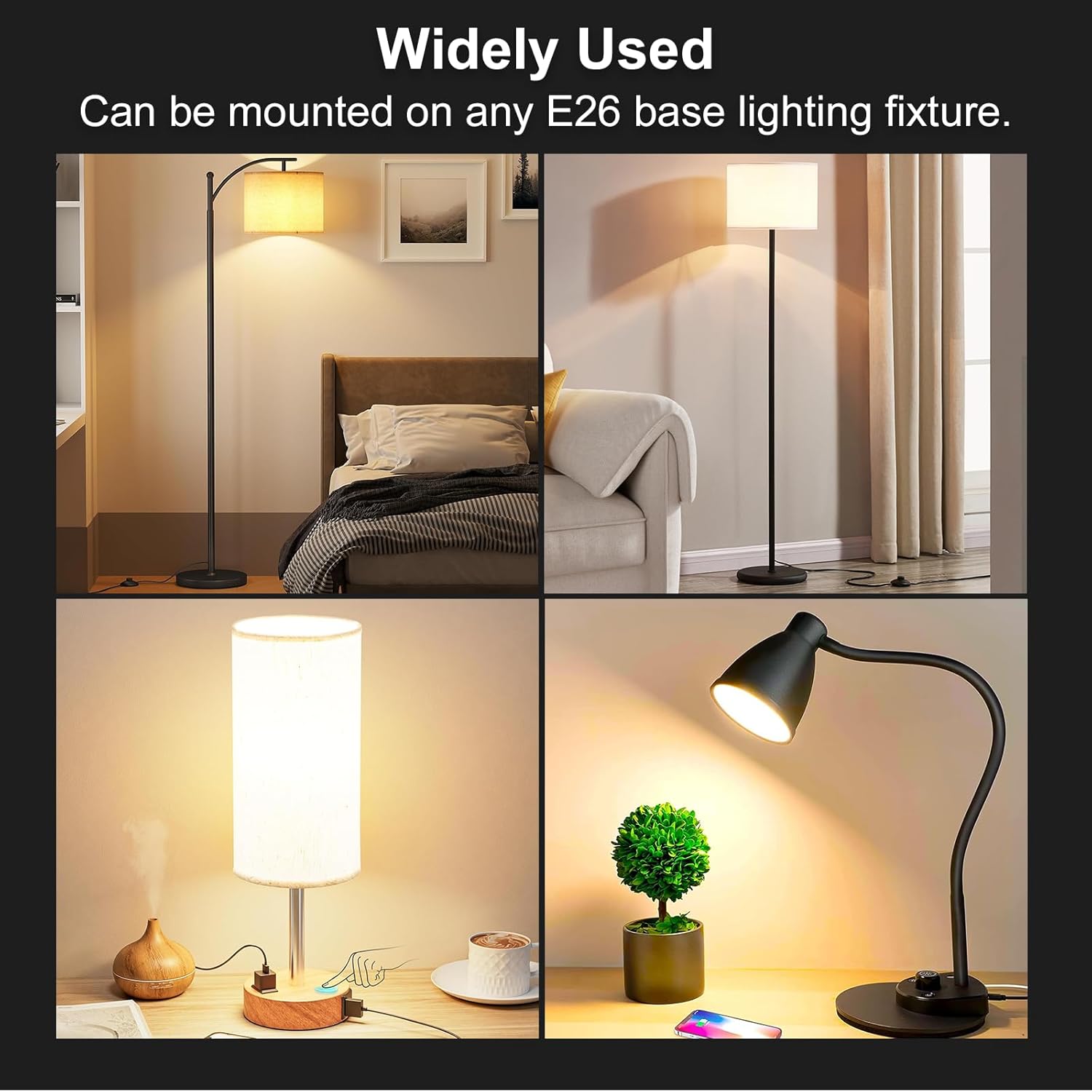 LXYWXS-Dimmable A19 LED Bulb with Remote Control,800LM 9W Bright Led Light Bulbs,3000-6000K Adjustable Color Temperature Lamp Bulb with E26 Base,Timing,Memory Function,LED Light for Bedroom Livingroo
