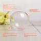 thumbnail image 5 of Cateissary 5 uds. De bolas de Navidad de plástico transparente adorables, adornos navideños rellenables, decoraciones para el hogar Kits de decoración para fiestas 8cm Cateissary HA024534-01, 5 of 5
