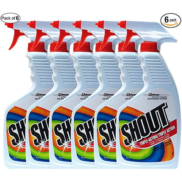Shout TripleActing Laundry Stain Remover (650ml) (Pack of 6)