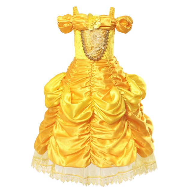 Disfraz de princesa Disney para niñas, Cosplay de carnaval, melocotón, sirena, Ariel, Jasmine, Elena, ropa de cumpleaños para niños