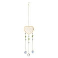 thumbnail image 2 of Usloyux Under $5 Crystal Wind Chime with Heart Pendant, Natural Stone Sun Catcher, Outdoor Garden Patio Hanging Decor for Home and Meditation Space Enhancement, 2 of 6