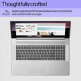 thumbnail image 3 of HP 17.3" FHD Laptop | Intel Core i3-N305 Processor | Intel UHD Graphics | Fingerprint reader | 16GB RAM | 512GB SSD | Windows 11 Home | Bundle with Laptop Stand, 3 of 6