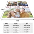 thumbnail image 4 of Custom I Love You 8 Photos Collage Blanket for Girlfriend Boyfriend Gifts Personalized Picture Blankets for Mothers Fathers Day Christmas Couples Gifts Customized Memorial Throw Blanket, 4 of 6