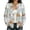 Dark Gray, variant on Women’s Open‑Front Christmas Print Cardigan, Long Sleeve Button Down Loose Jacket, Vintage Folk Reindeer Snowflake Outerwear for Holiday Party & Fall Winter Daily Wear,Gray,2XL